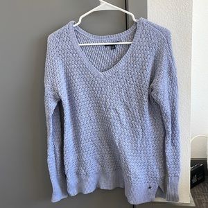 American Eagle Light blue v neck sweater.